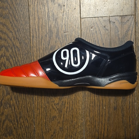 Nike Men's T90 Athletic Sneaker, Color Black/White-University Red, $110.00 USD - Picture 7 of 16